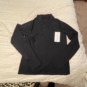 Black Athleta Rainer Half Zip